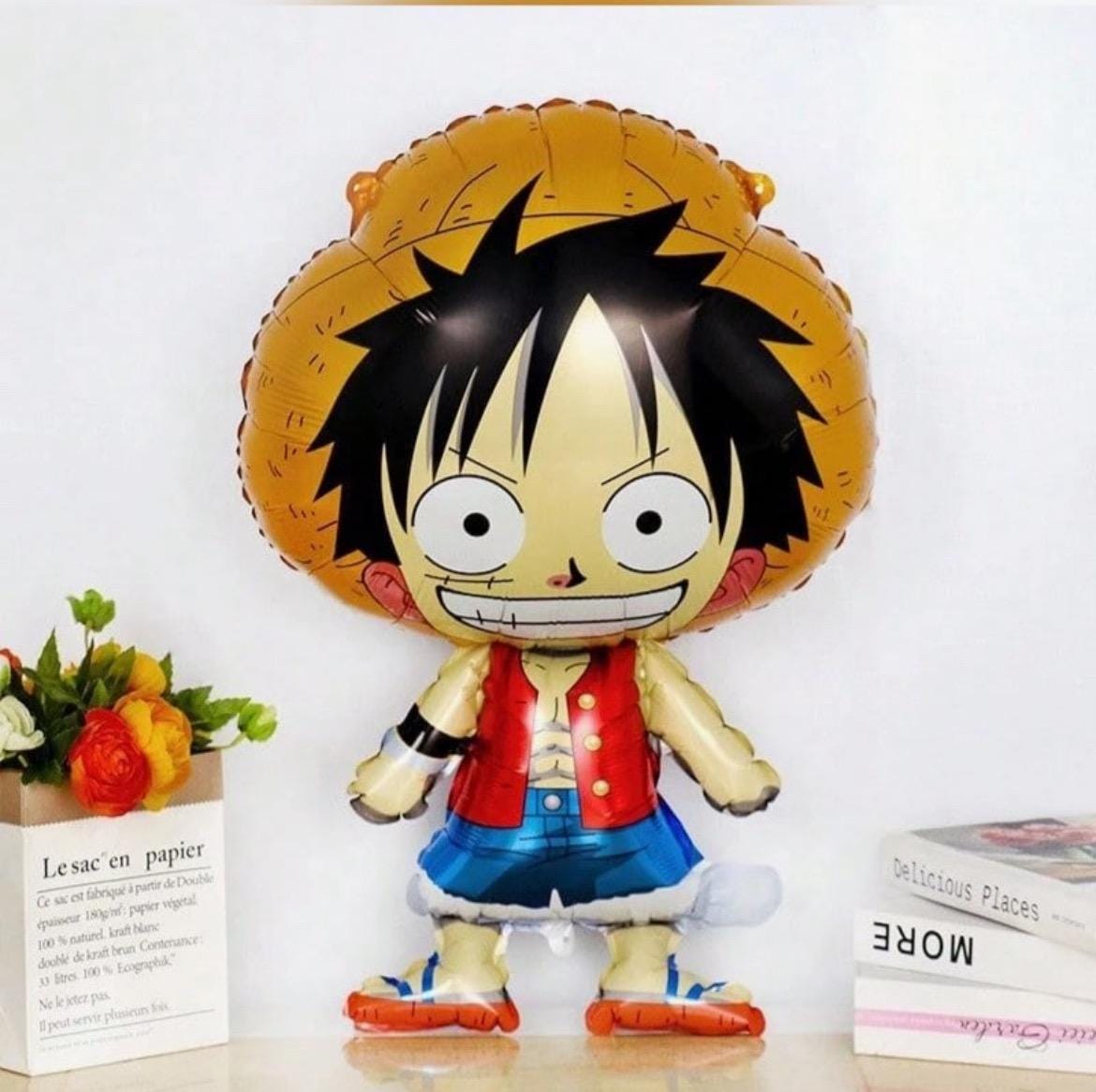 Onepiece Pirate Balloon Set β 5-Piece Anime Party Foil Balloons | Pirate Captain Theme Decor onepiece