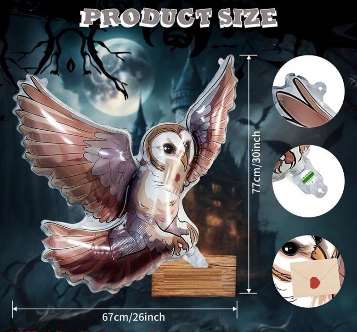 Enchanted Owl Foil Balloon Set ā Pack of 3 Magical Balloons