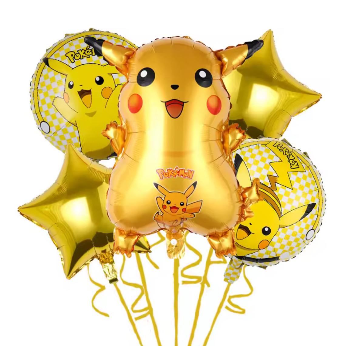 Boy Birthday Part 5 piece Kit | Kids Birthday Balloons | Foil Balloons for Theme Decoration