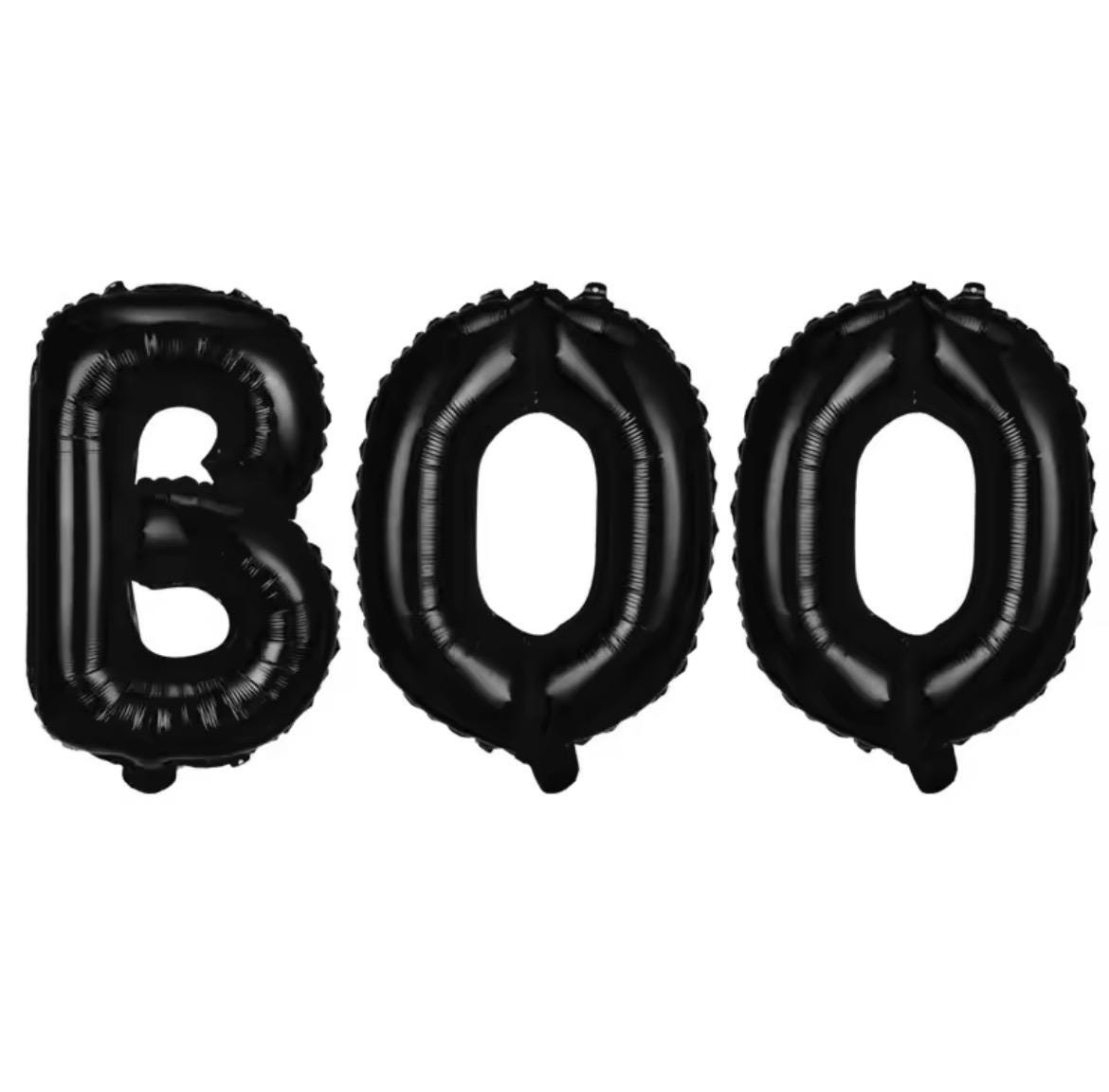 Halloween  Party Decorations Set β BOO Balloons, Foil Balloons, Table Decor, Cute Spooky Theme