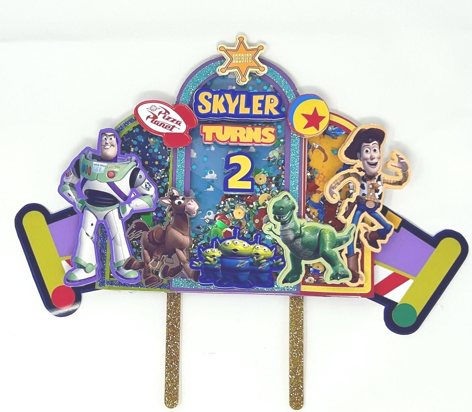 Toy Story Movie Rocket Cake Topper