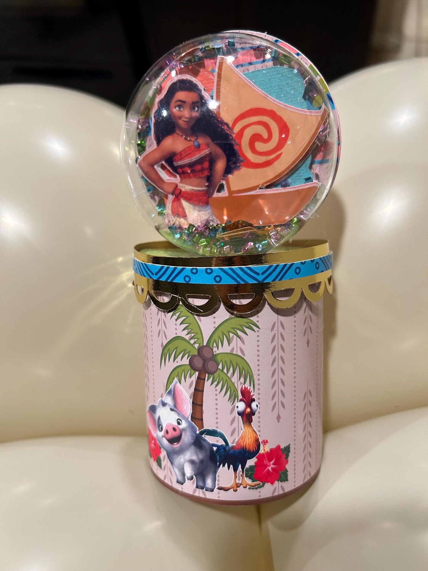 Ocean Girl Theme Birthday Pringles Shaker Party Favor