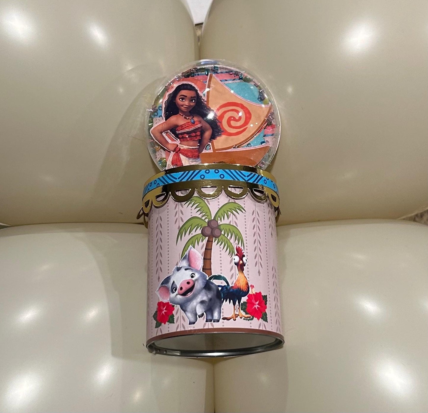 Ocean Girl Theme Birthday Pringles Shaker Party Favor