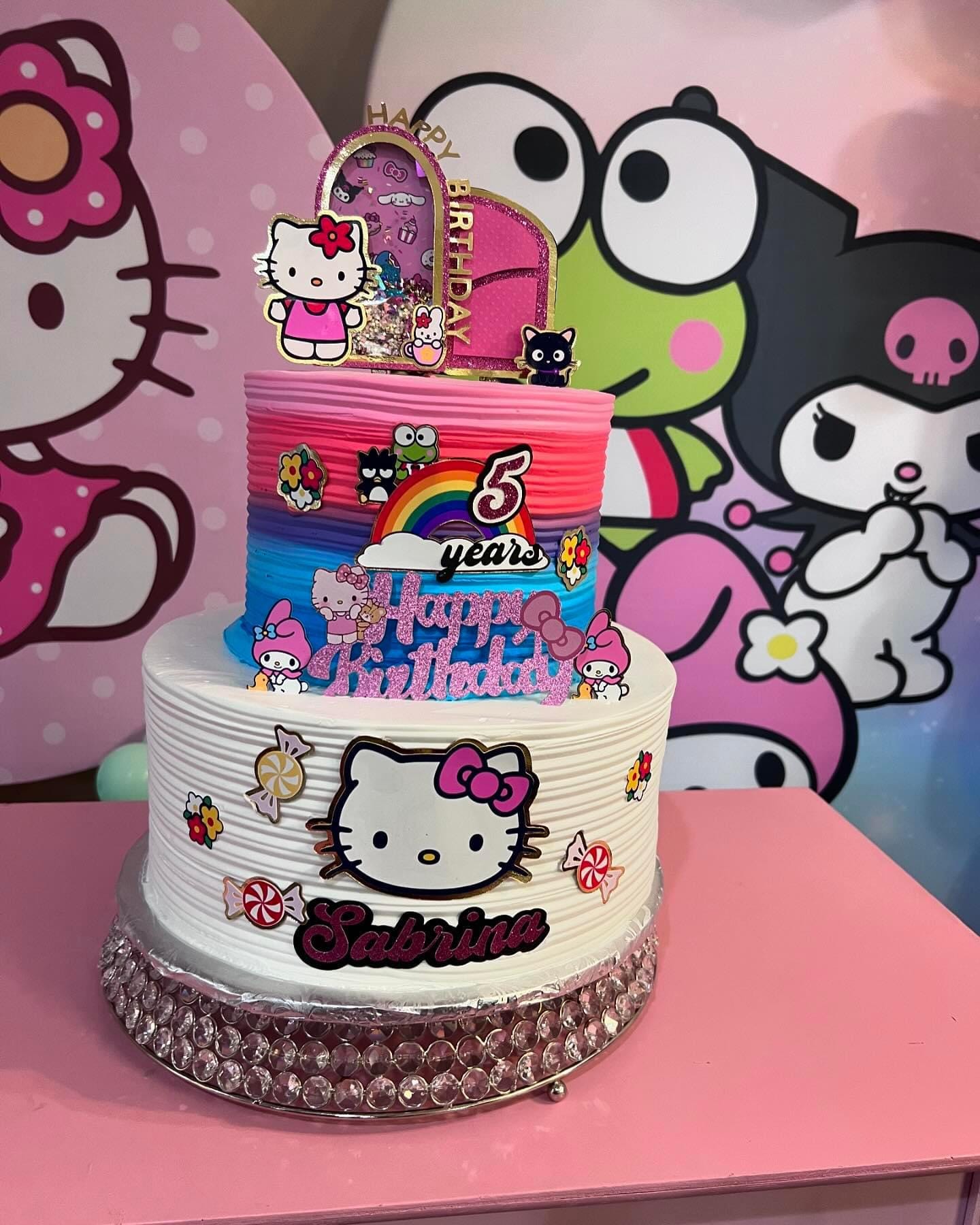 Kitty Birthday Cake Topper