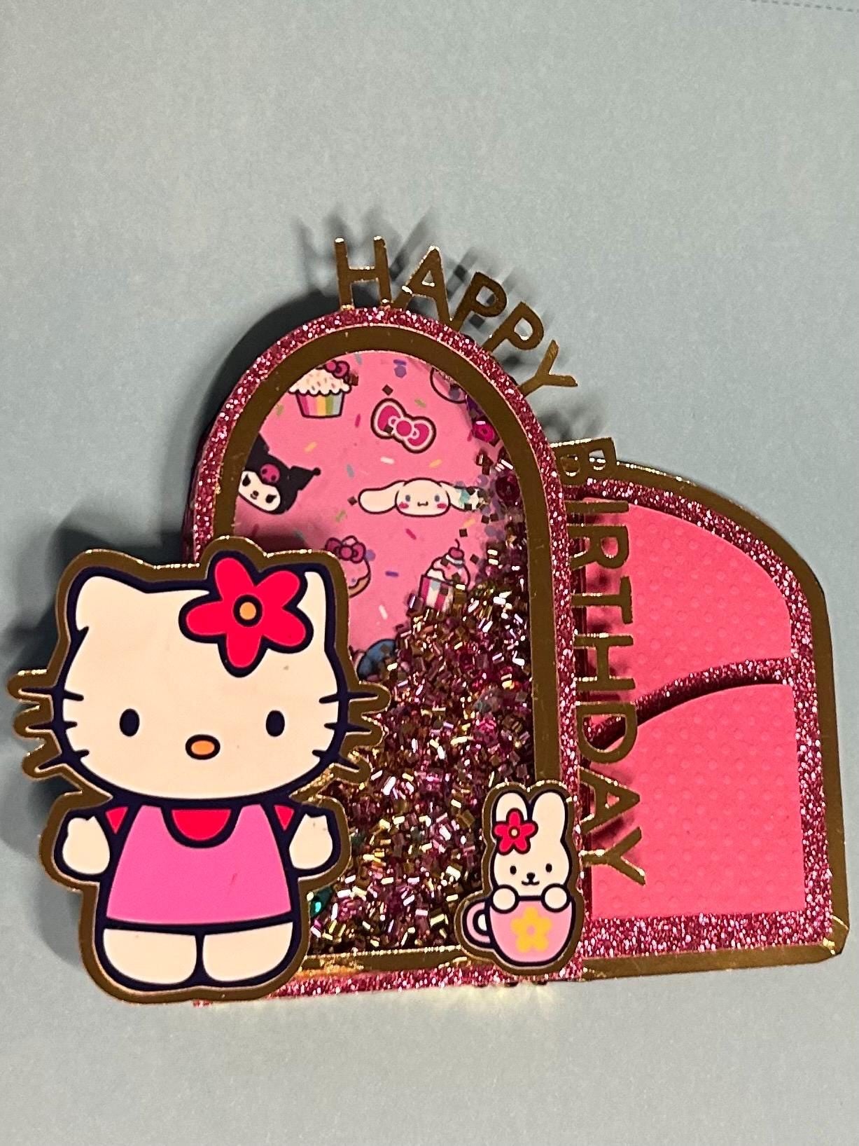 Kitty Birthday Cake Topper