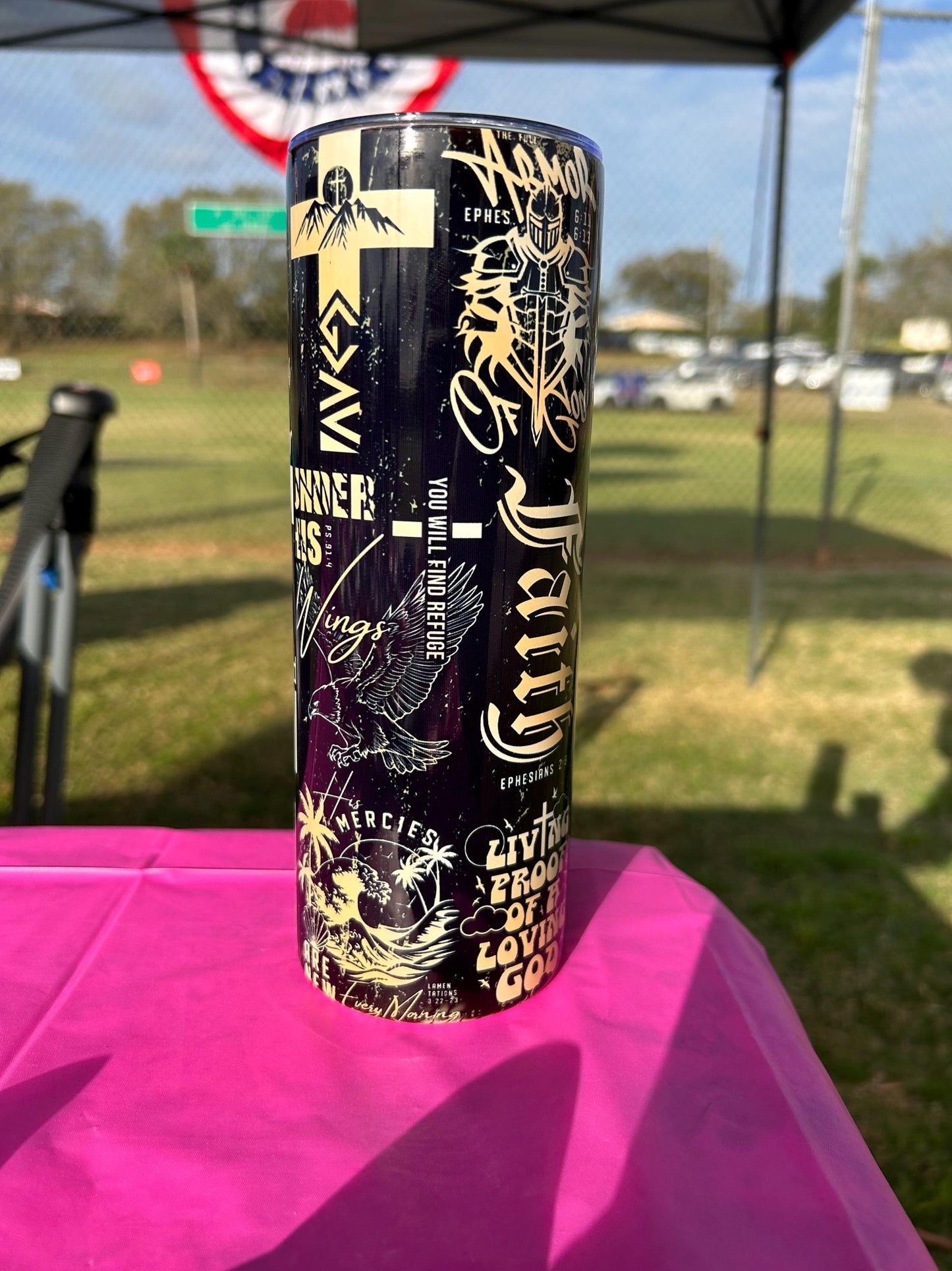 Personalized Tumbler Cup Christian Message