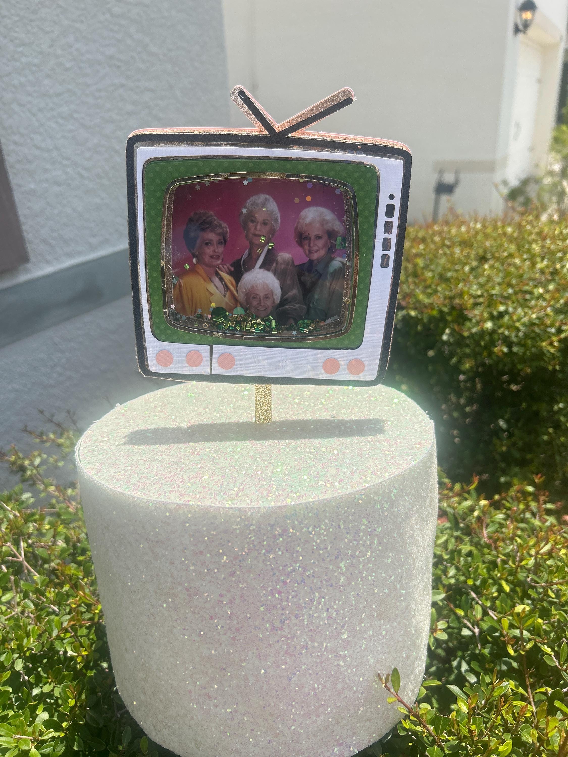 Golden Girls  Birthday Cake Topper β Retro TV Shaker & Purse Design