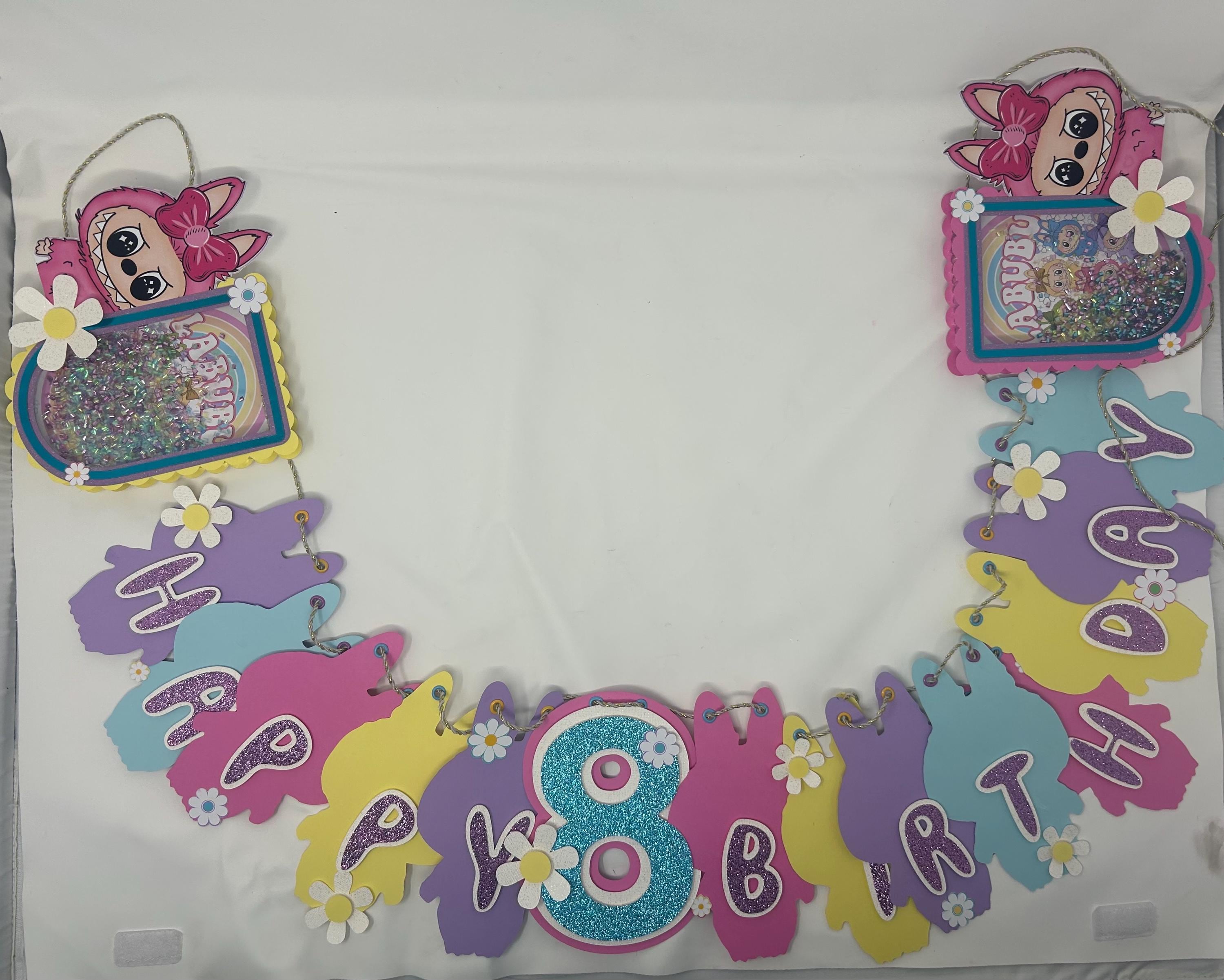 Monster Bu Happy Birthday Banner