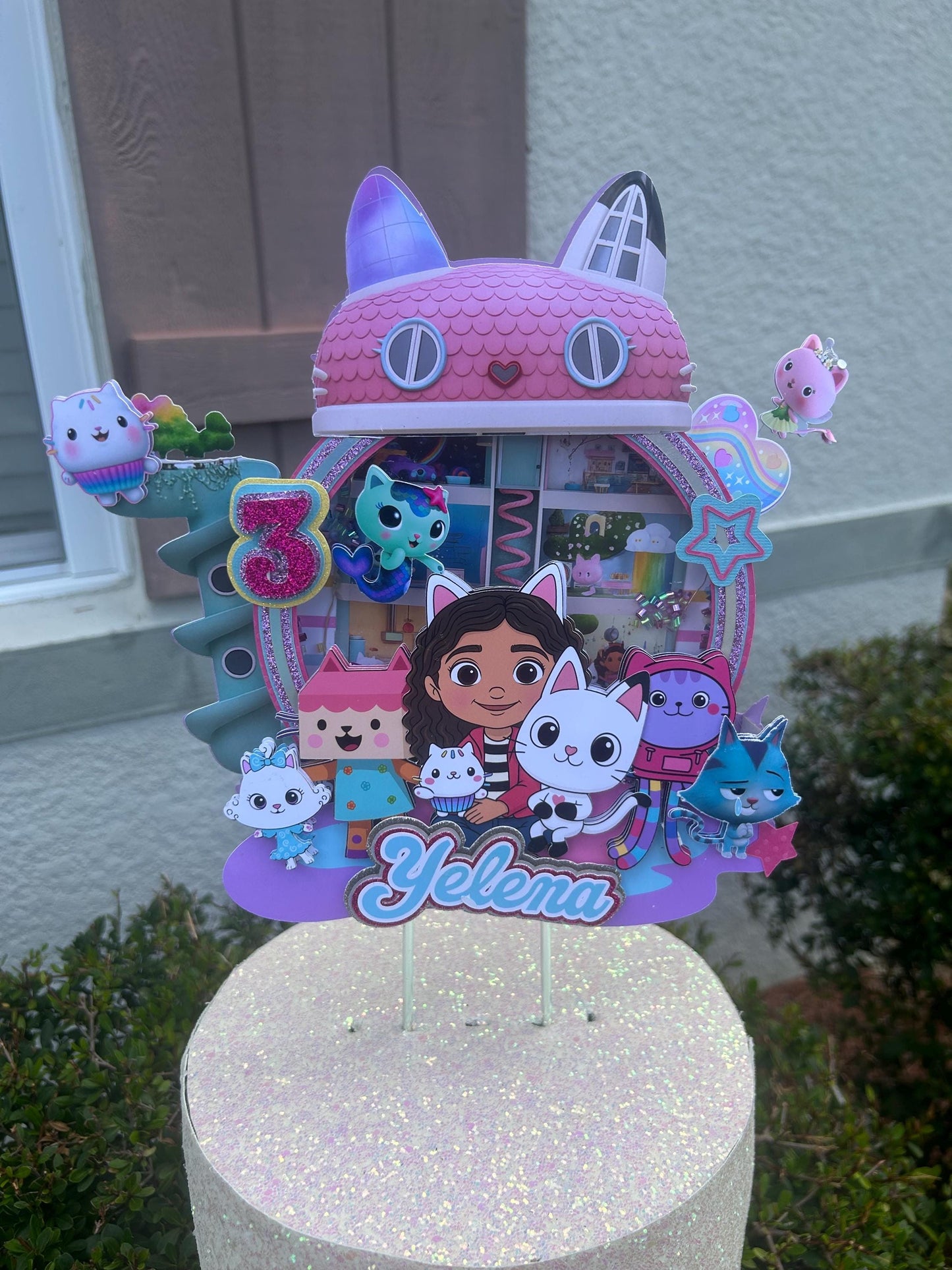 Doll House Birthday Cake Topper Birthday