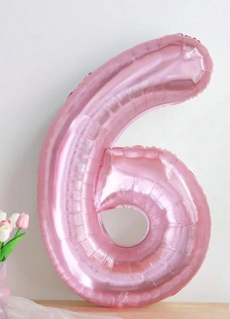 Colorful Number Balloons for Celebrations