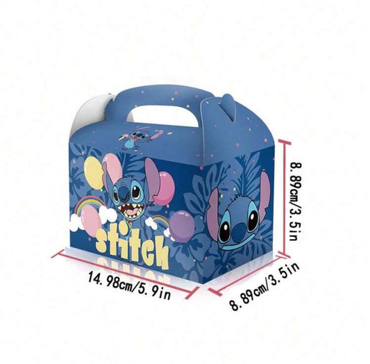 Blue Cartoon Personalized Party Favor Boxes – Set of 24 – Mixed Pink & Blue Designs