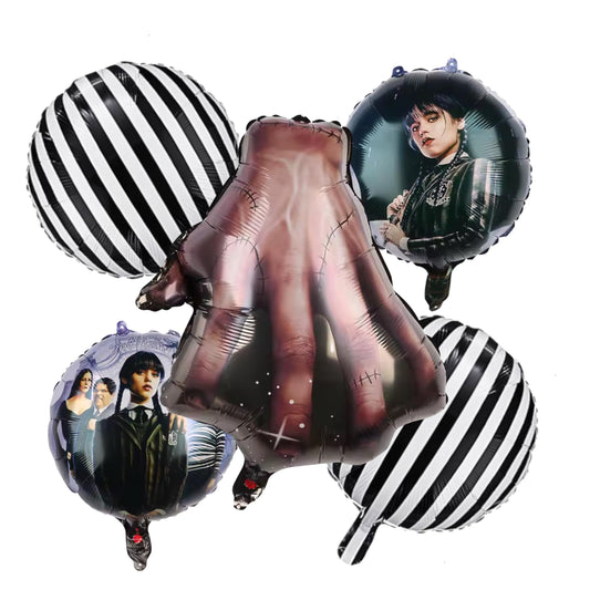 Two braid’s Halloween Girl Foil Balloon Set – 5 Pieces