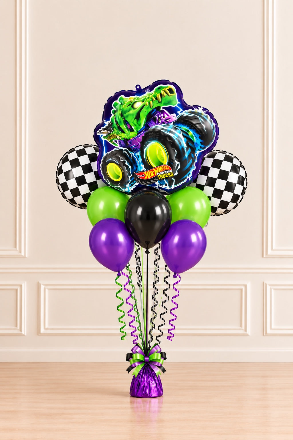 Hot Wheels Monster Truck Balloon Bouquet