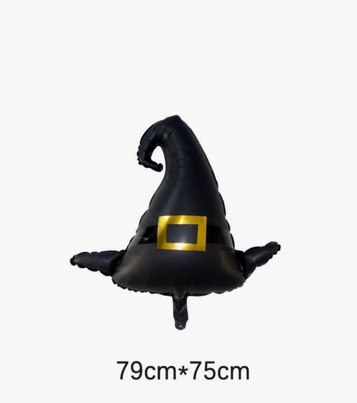 Set of 2 “ Wicked ” Inspired Witch Hat Foil Balloons – Musical Party Decor