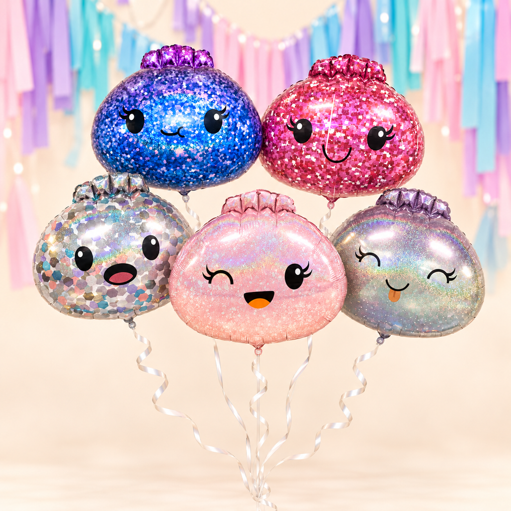 Dumpling Foil Balloons – Singles & Set of 5