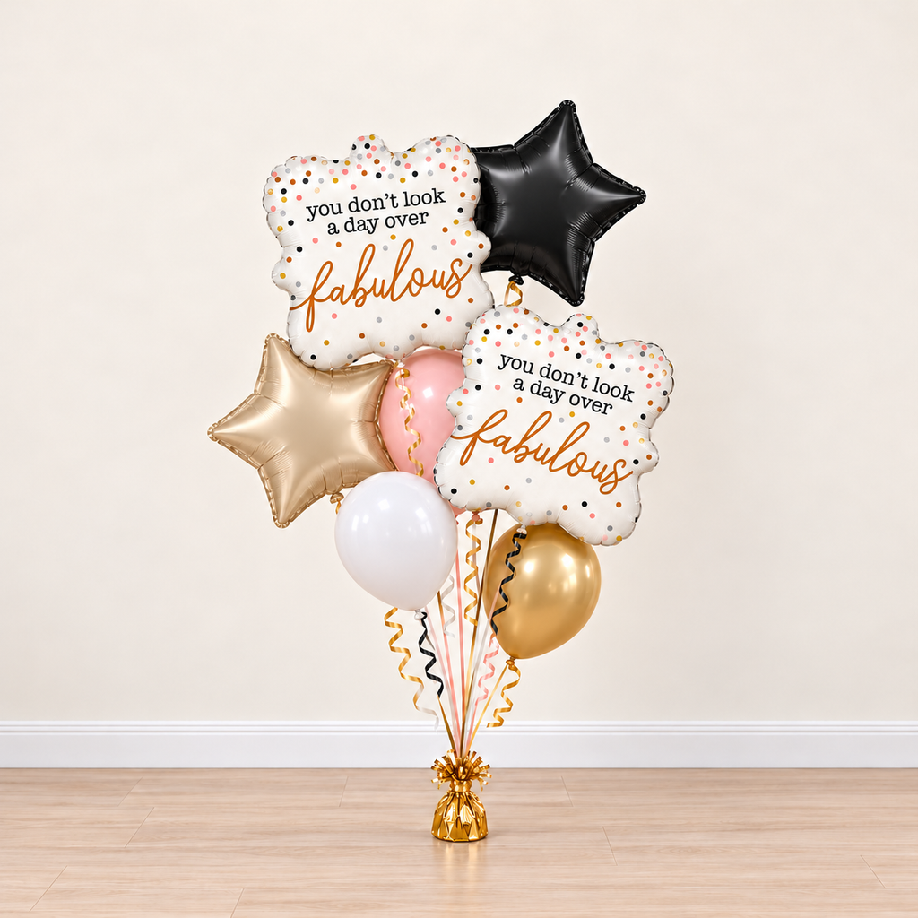 Fabulous Birthday Confetti Balloon Bouquet