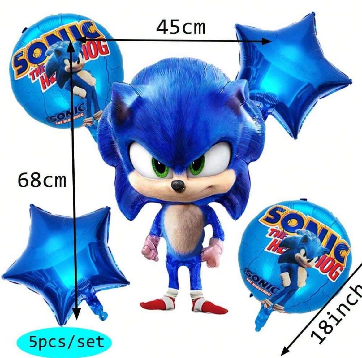 Hedgehog Balloon Set – 5 Piece Party Decoration Kit | Kids Birthday Balloons | Foil Balloons