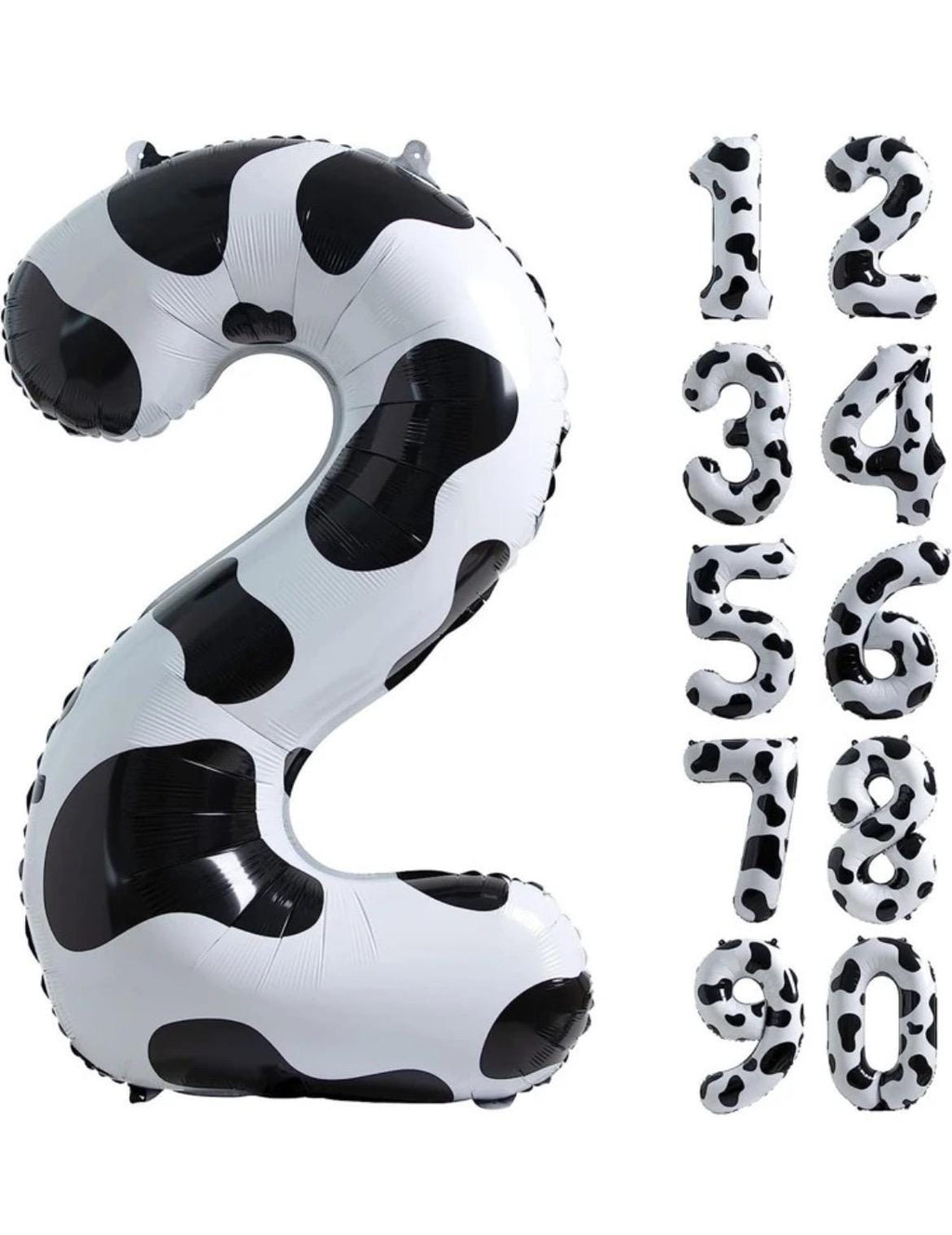 Cow  Balloon Set – 6 Piece Party Decoration Kit | Kids Birthday Balloons | Foil Balloons for Theme Decoration First Birthday