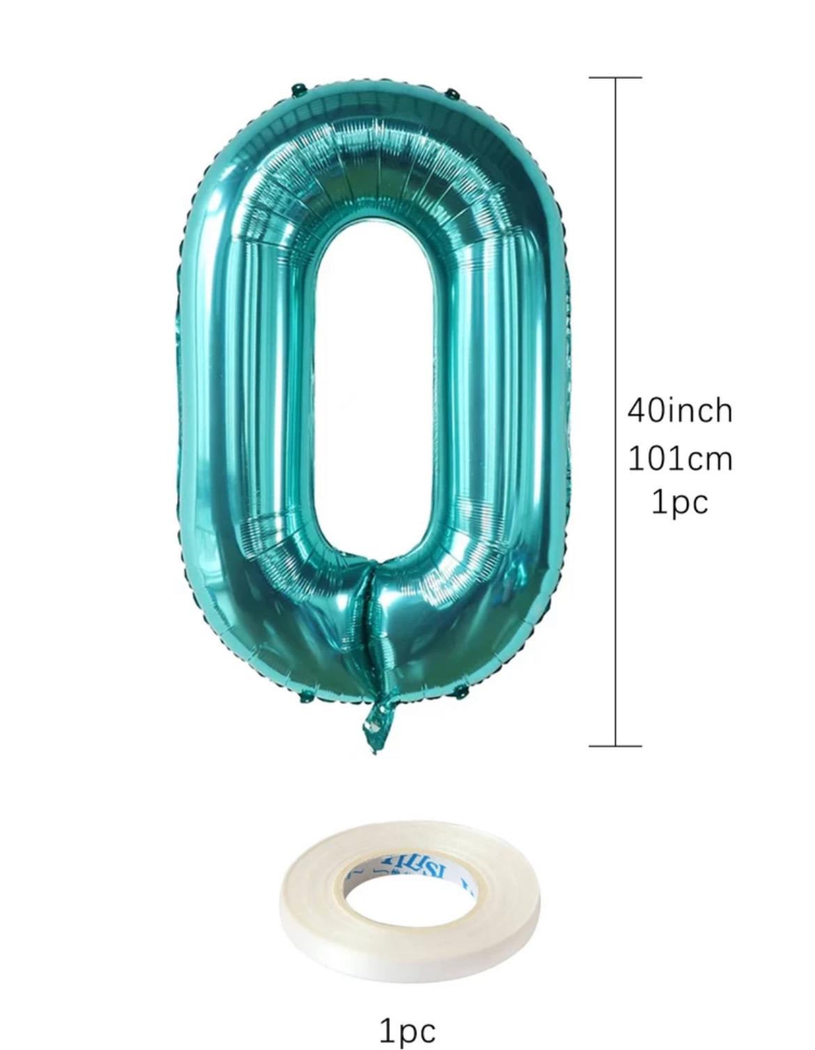 Colorful Number Balloons for Celebrations