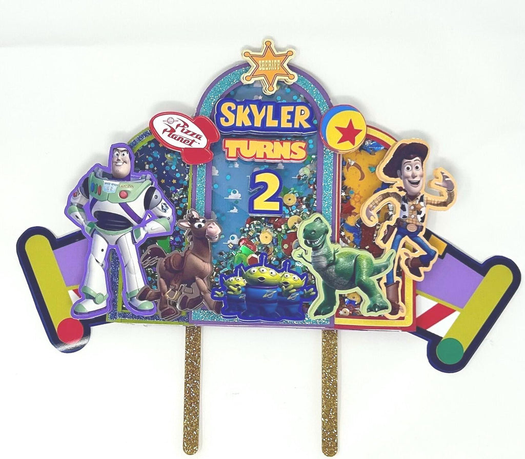 Toy Story Movie Rocket Cake Topper