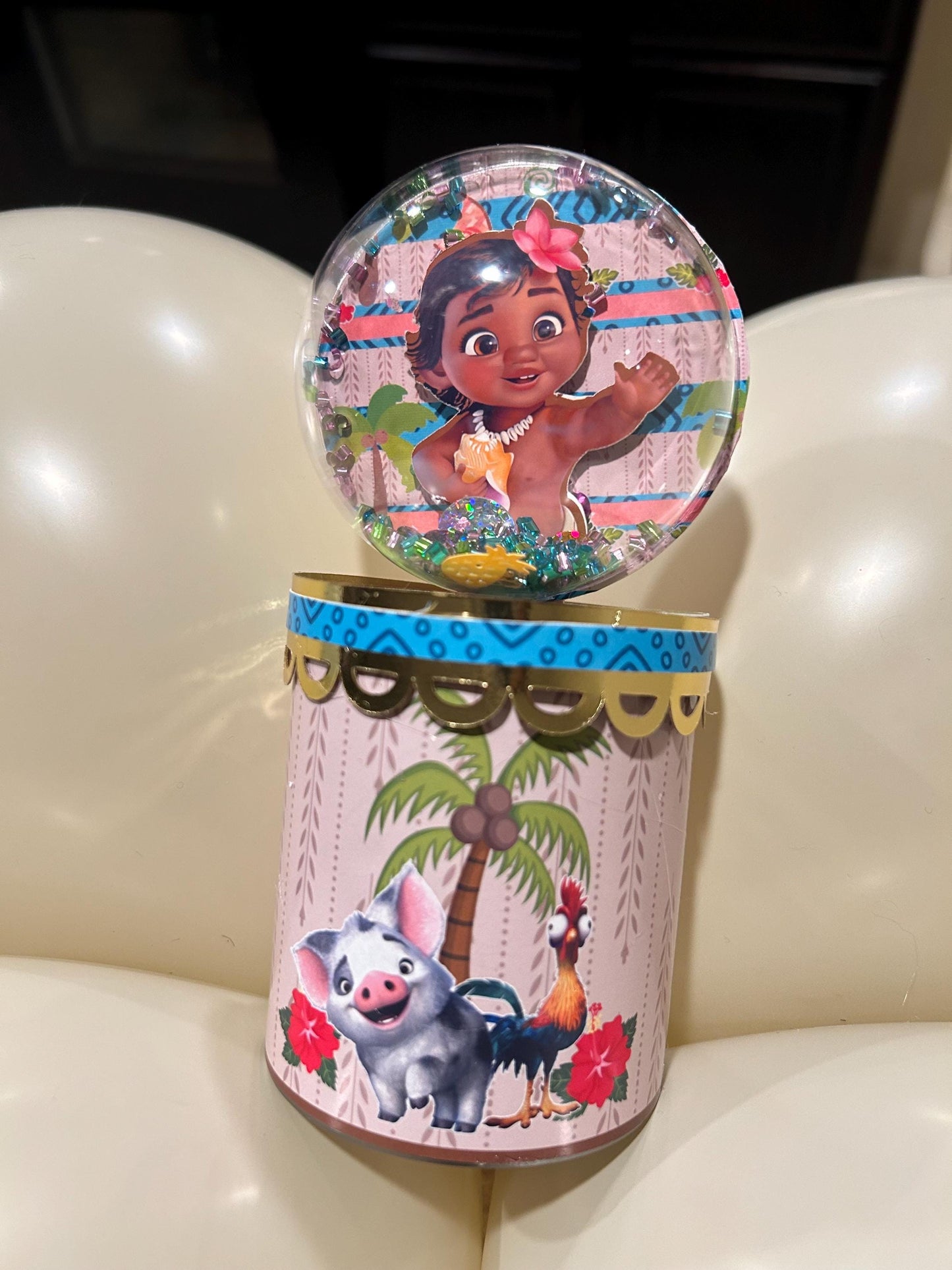 Ocean Girl Theme Birthday Pringles Shaker Party Favor