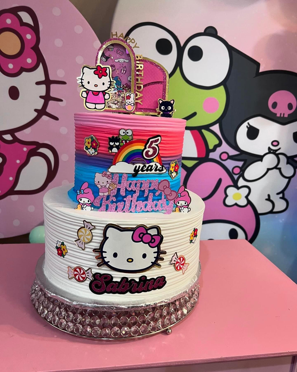 Kitty Birthday Cake Topper