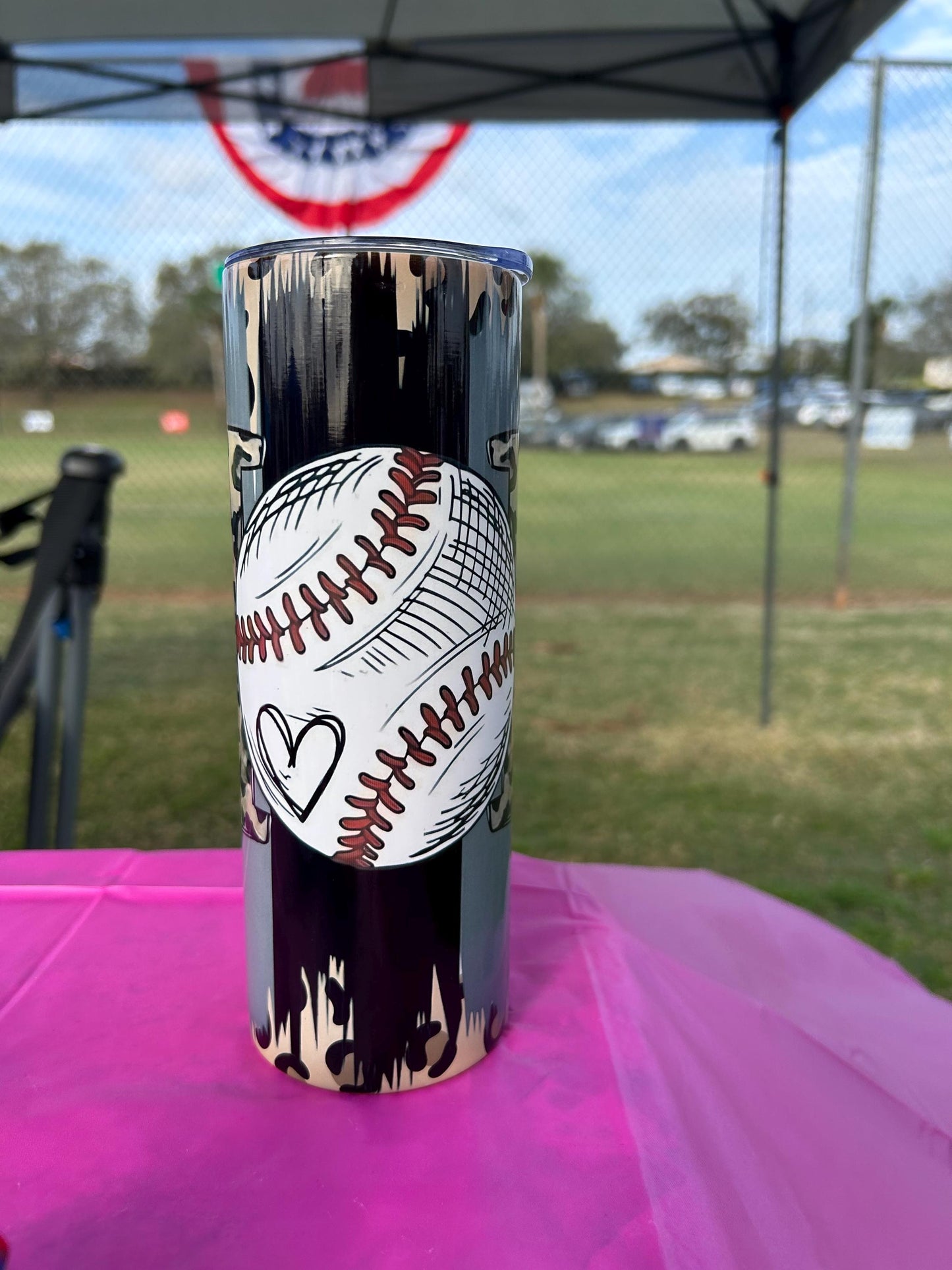 Baseball Mom Personalized Tumbler Cup