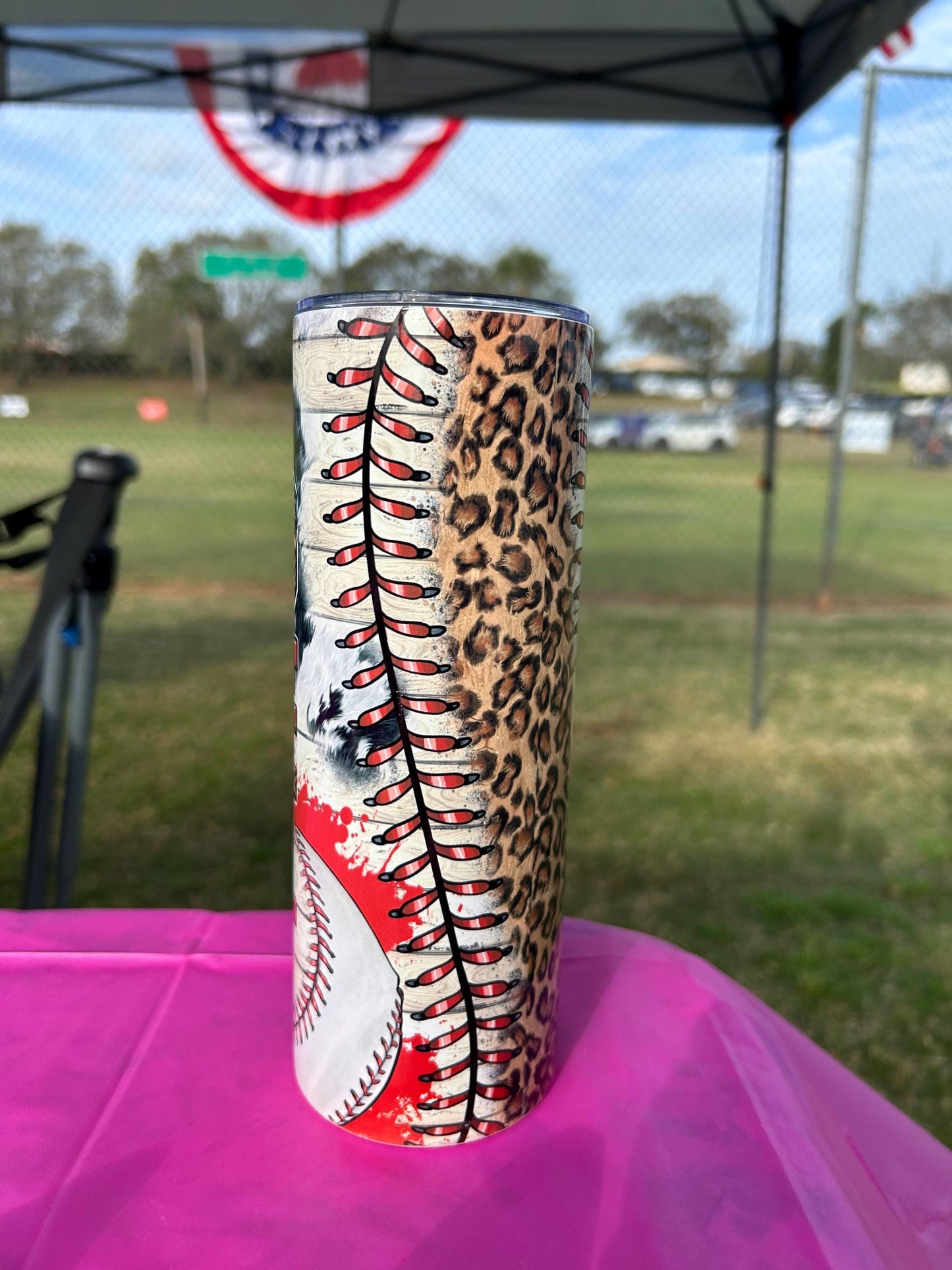 Rub Some Dirt On It Personalized Tumbler Cup Baseball