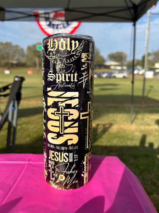 Personalized Tumbler Cup  Christian Message