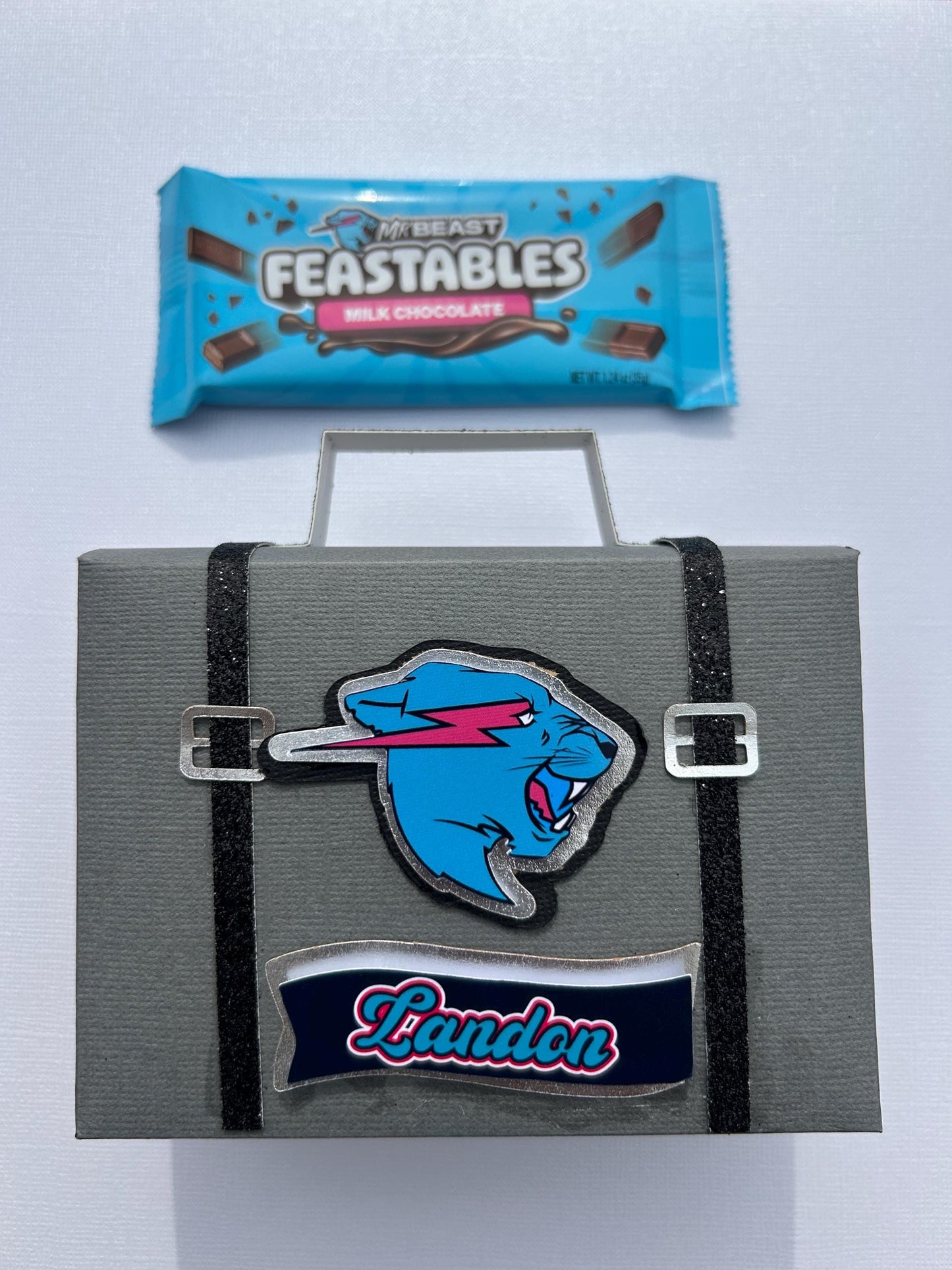 Youtube Birthday Party Favor youtuber panther Suitcase