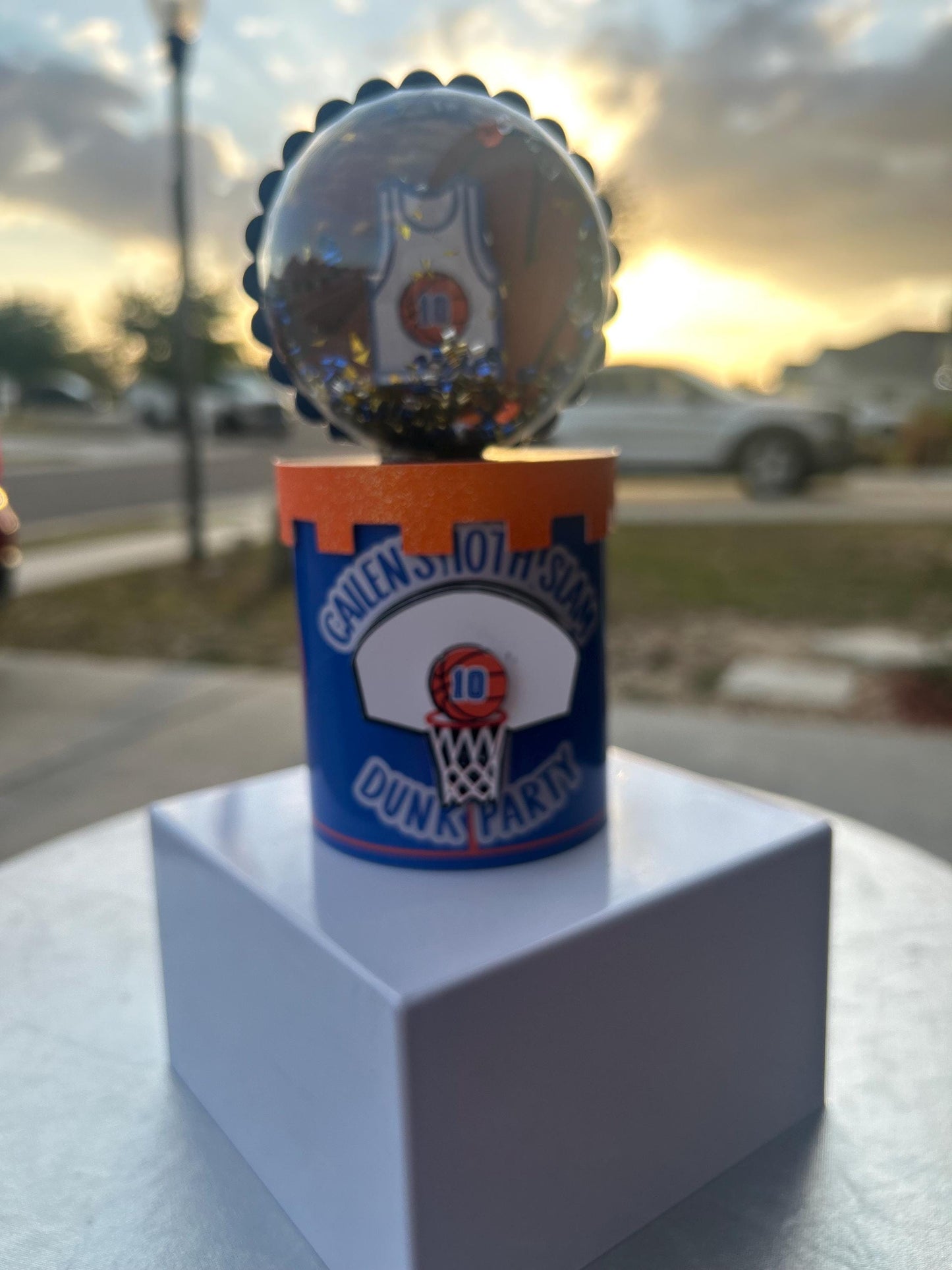 Basketball Theme Party Birthday Pringles Shaker Party Favor