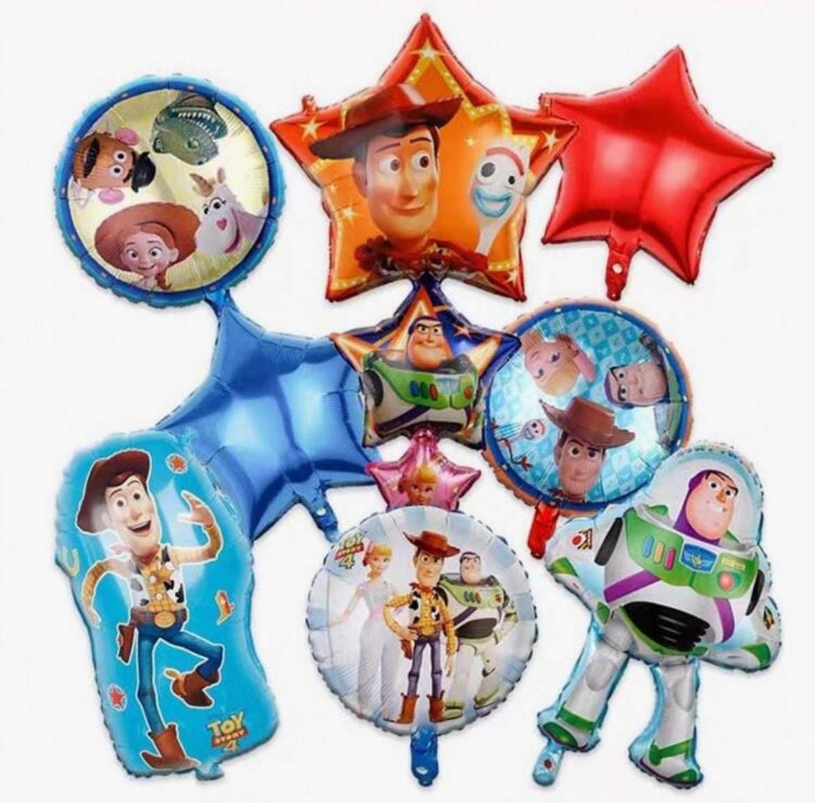 Toy Cowboy and Astronaut Balloon Set Birthday Party Decor