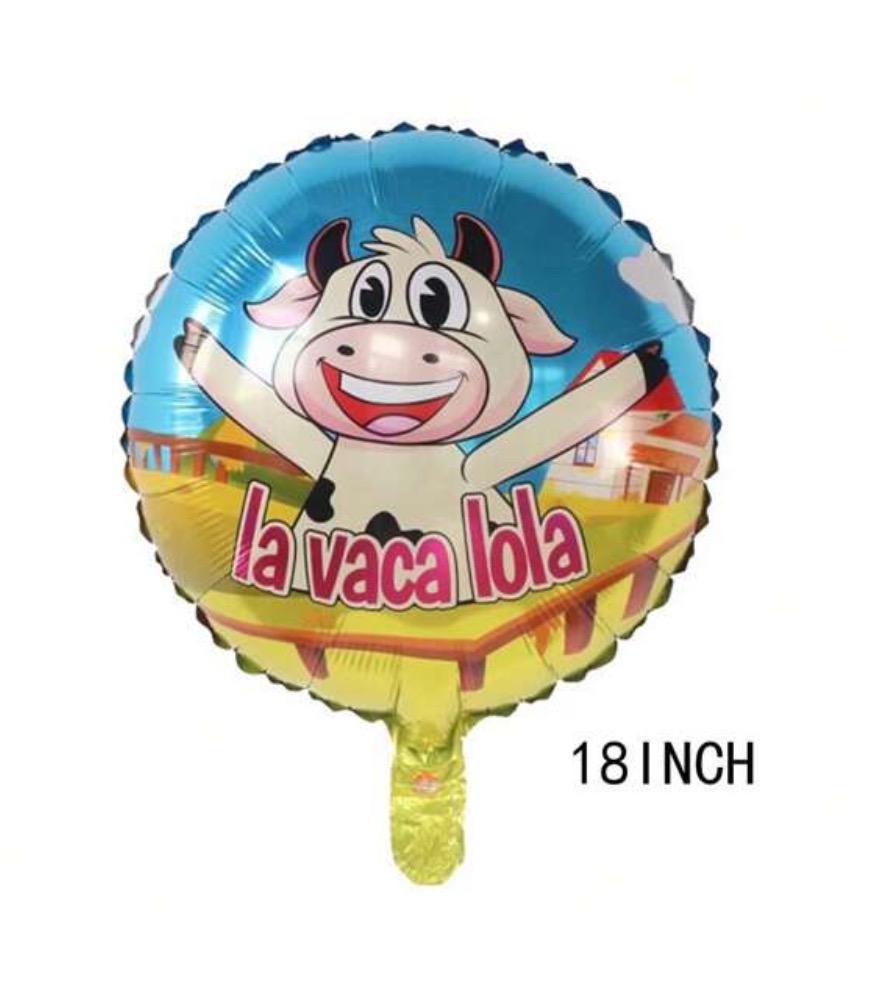 Cow  Balloon Set – 6 Piece Party Decoration Kit | Kids Birthday Balloons | Foil Balloons for Theme Decoration First Birthday