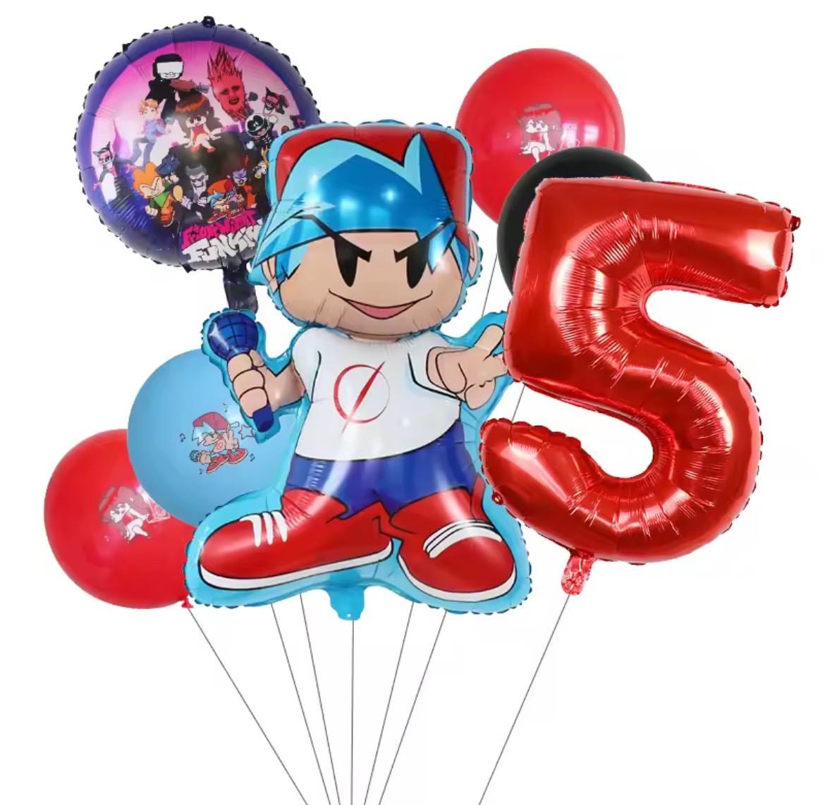 Friday Night  Balloon Set – 7 Pieces