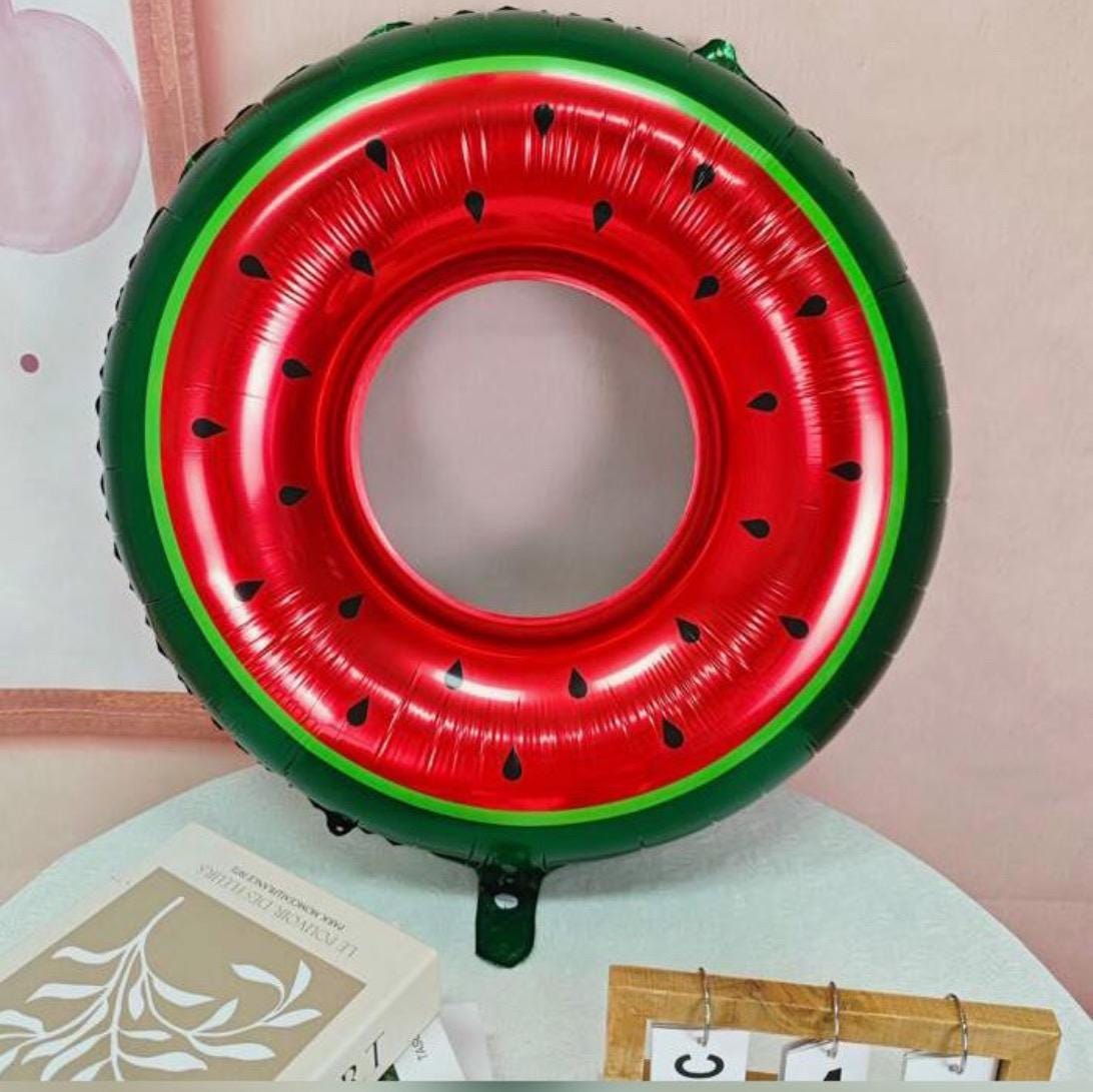 10pcs Fruit-Shaped Foil Balloons – Colorful Tropical Party Decor (18”) Summer Watermelon Fruit Lemonade party