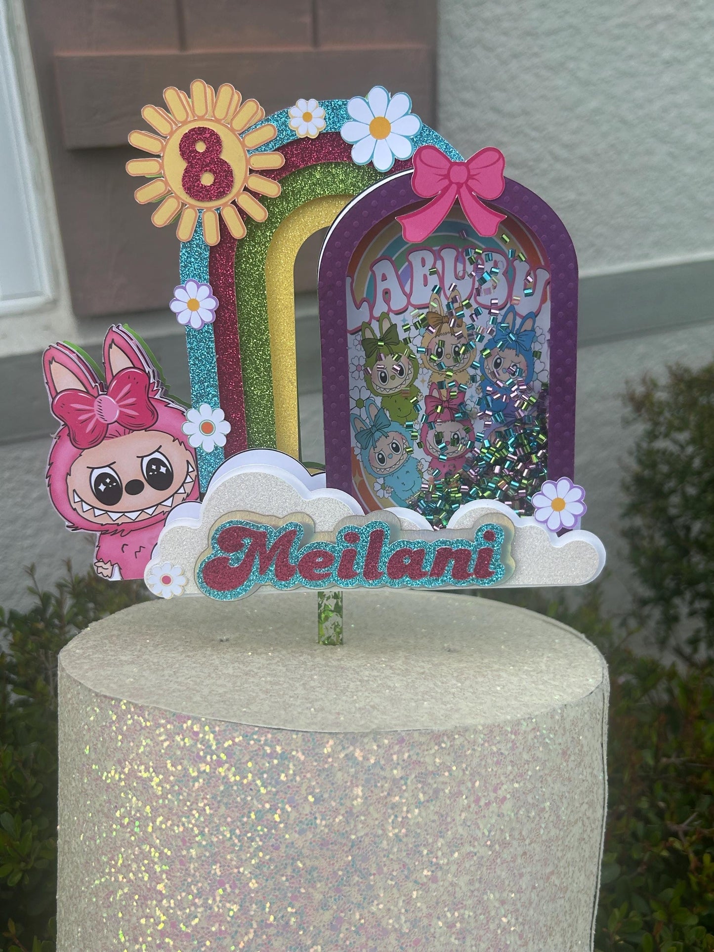 Monster Birthday Party Cake Topper