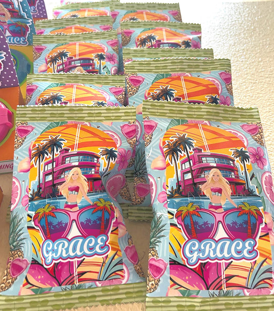 Personalized Chip Bags Party Favor Any Theme