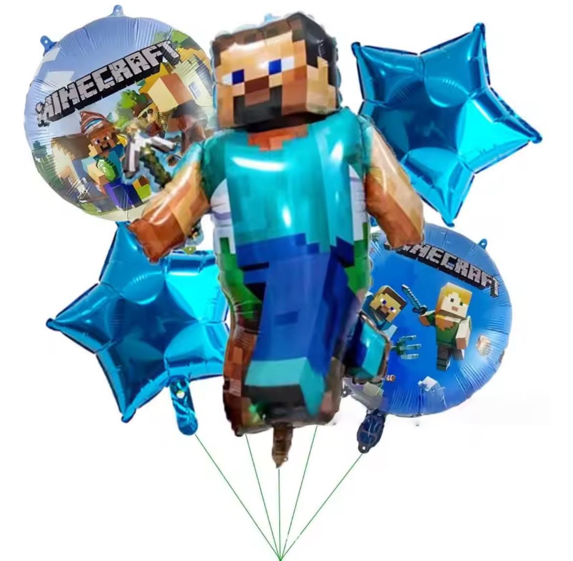 Pixel Adventure Balloon Set – Video Game Party Decorations