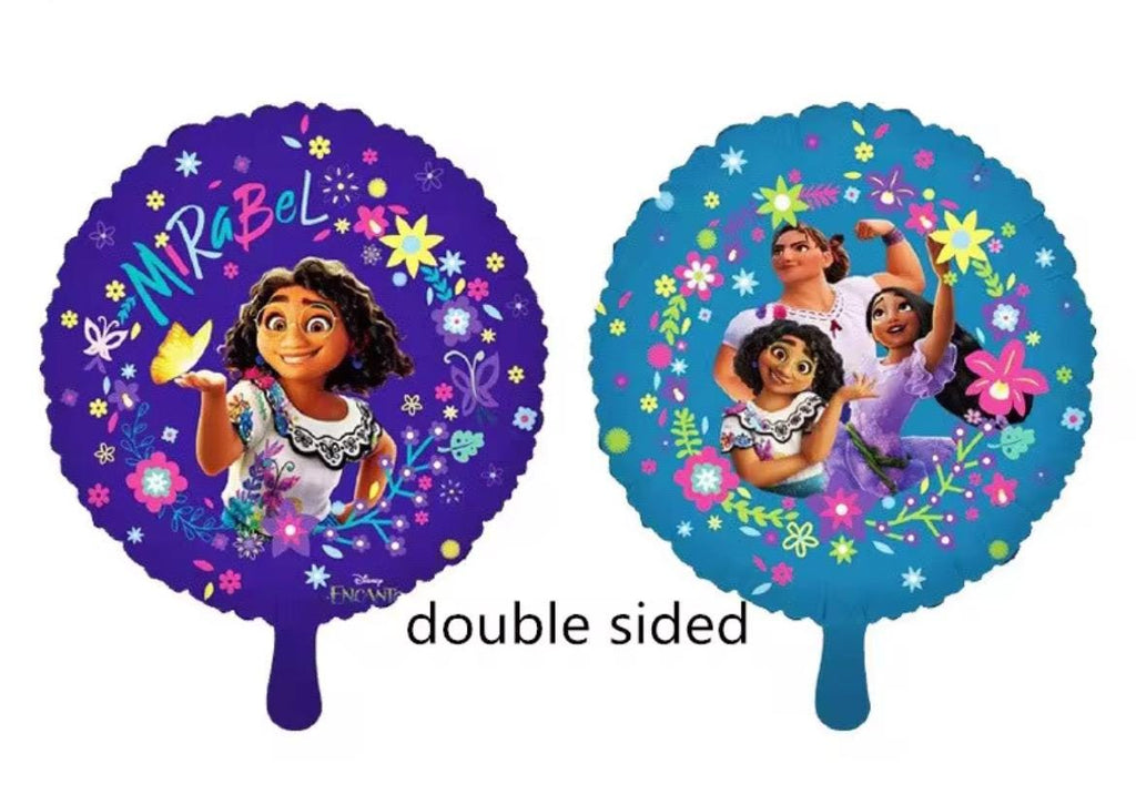 Encanto Inspired Foil Balloon Set – Mirabel and Butterfly Party Decorations (4 pcs)