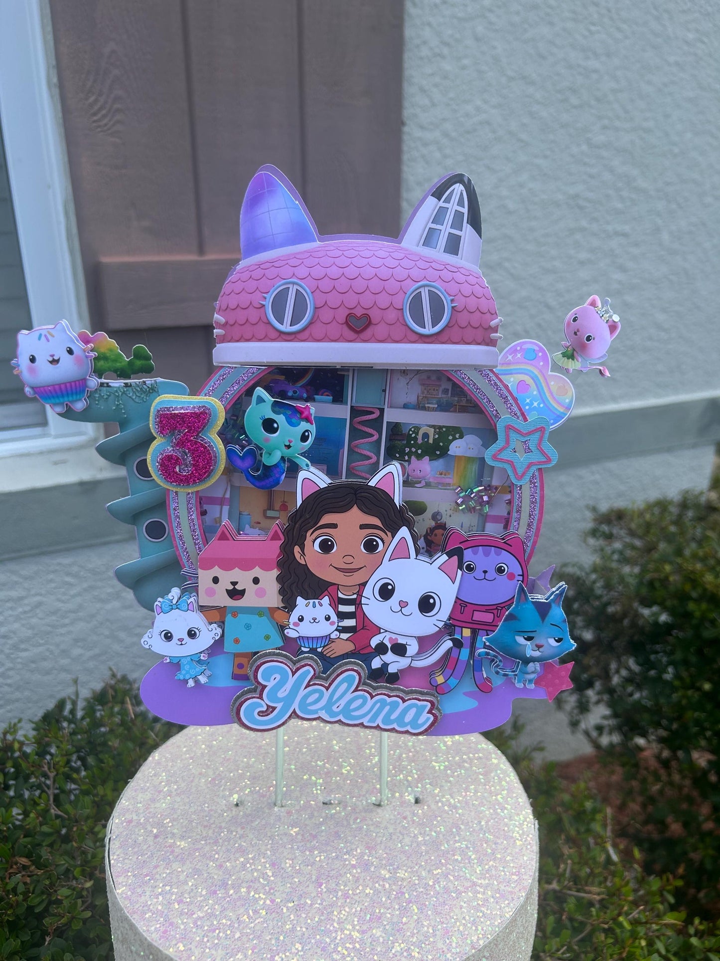 Doll House Birthday Cake Topper Birthday