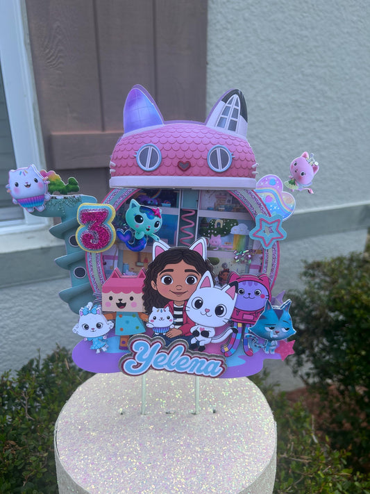 Doll House Birthday Cake Topper Birthday