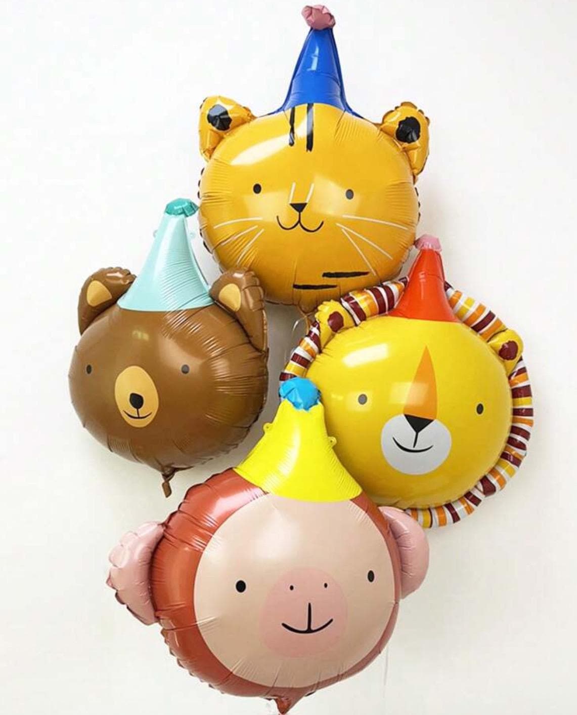 Jungle  Animal Party Balloons – Safari Birthday Decorations for Kids