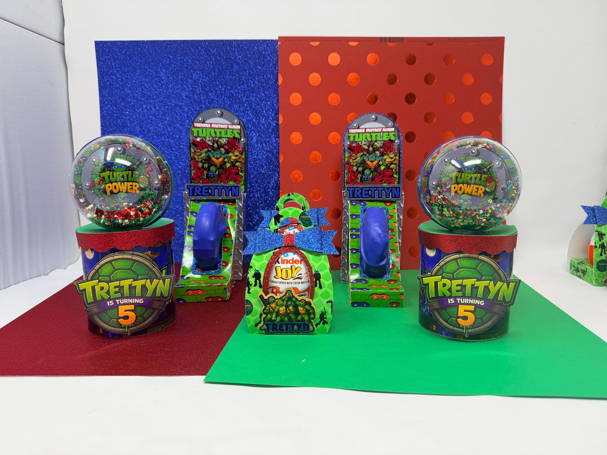 Ninja Turtles Inspired Birthday Party Favor Bundle