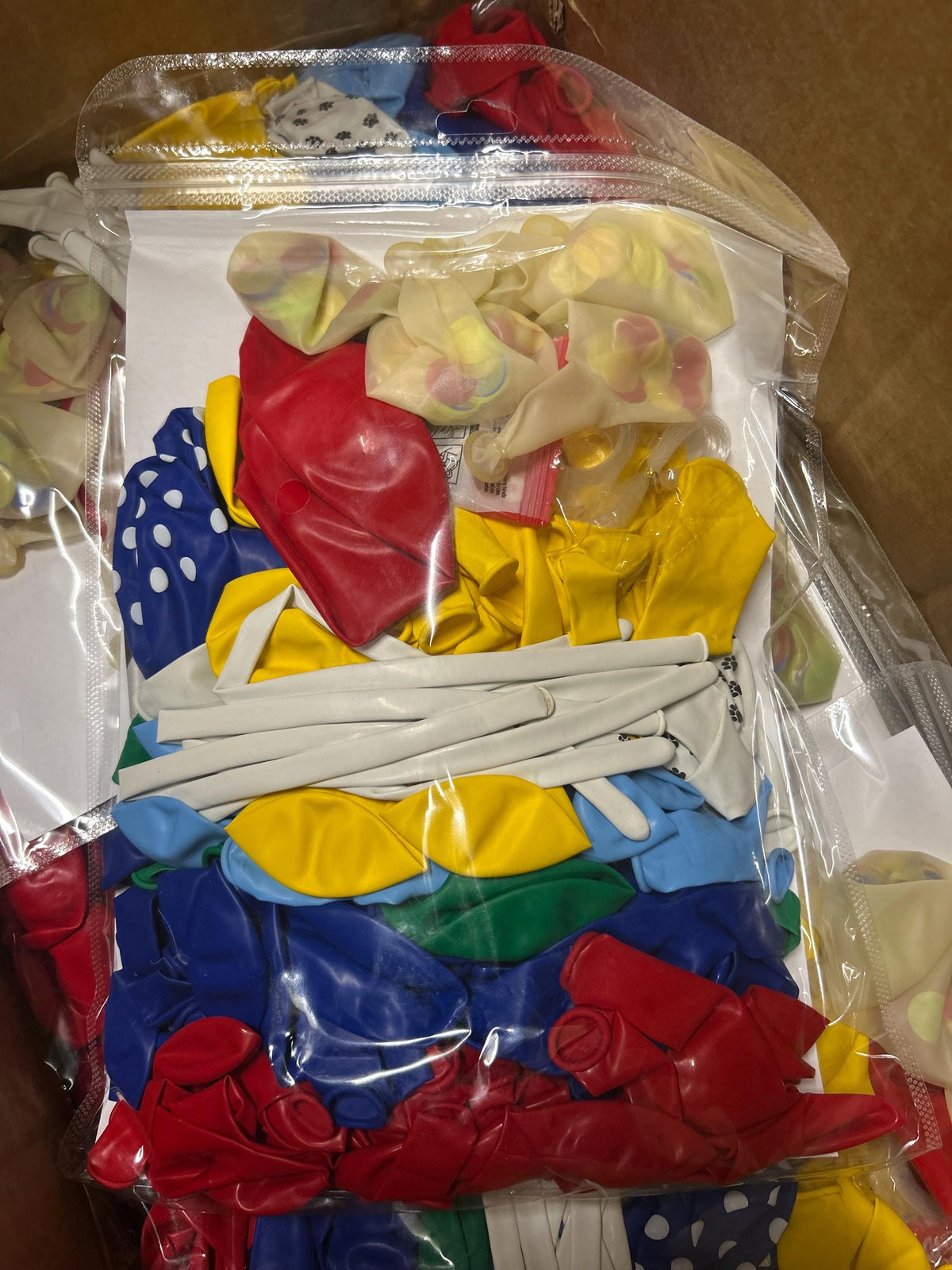 Dog Birthday Balloon Garland Kit | Puppy Party Balloon Arch | Paw Print Balloons Decorations | Dog Theme Birthday Supplies | Blue Red Yellow