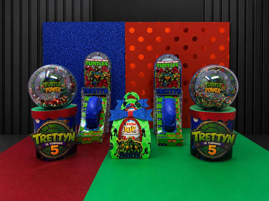 Ninja Turtles Inspired Birthday Party Favor Bundle