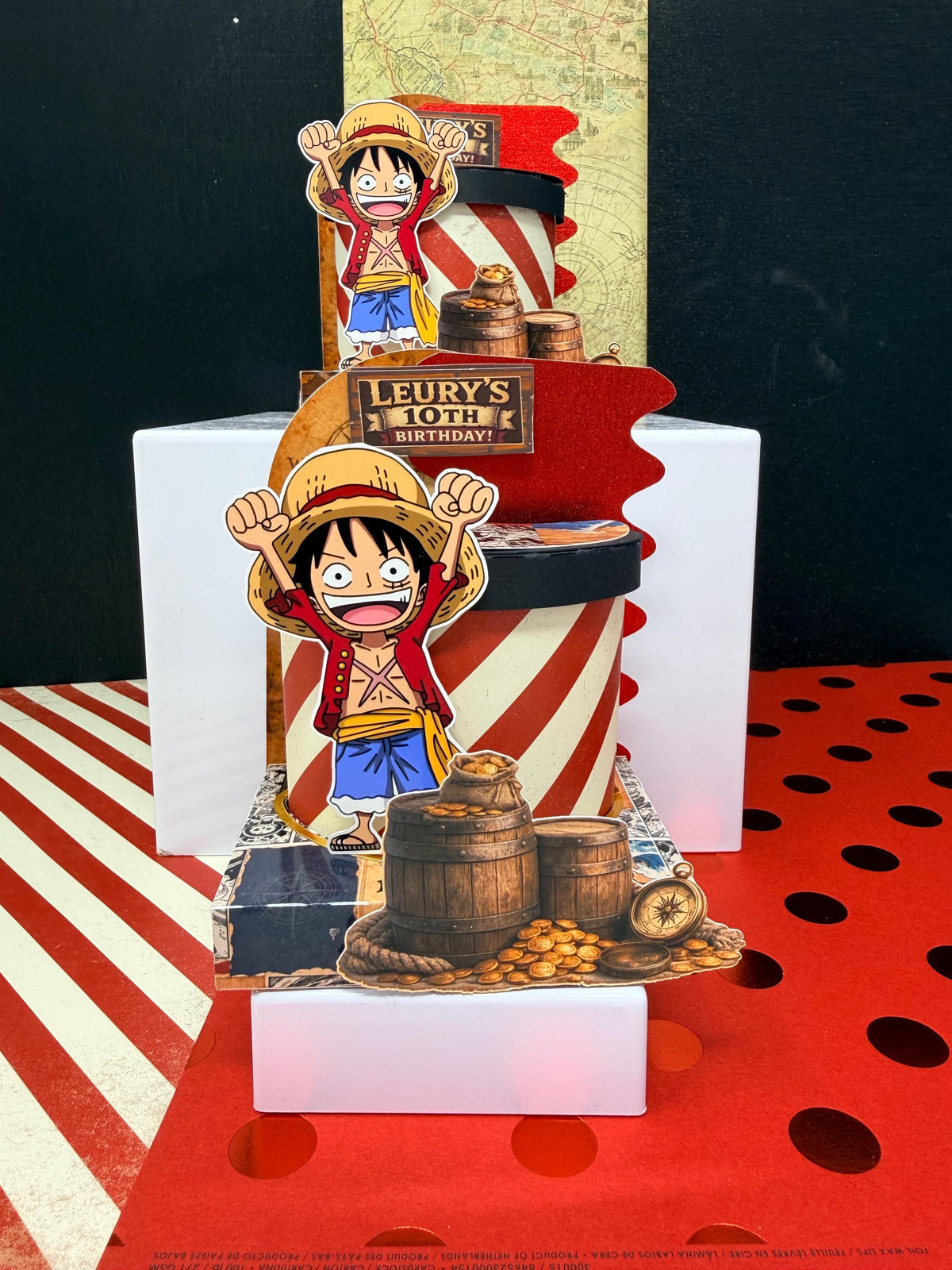 Anime Pirate Treasure Nutella Go Party Favor – Set of 12 detail
