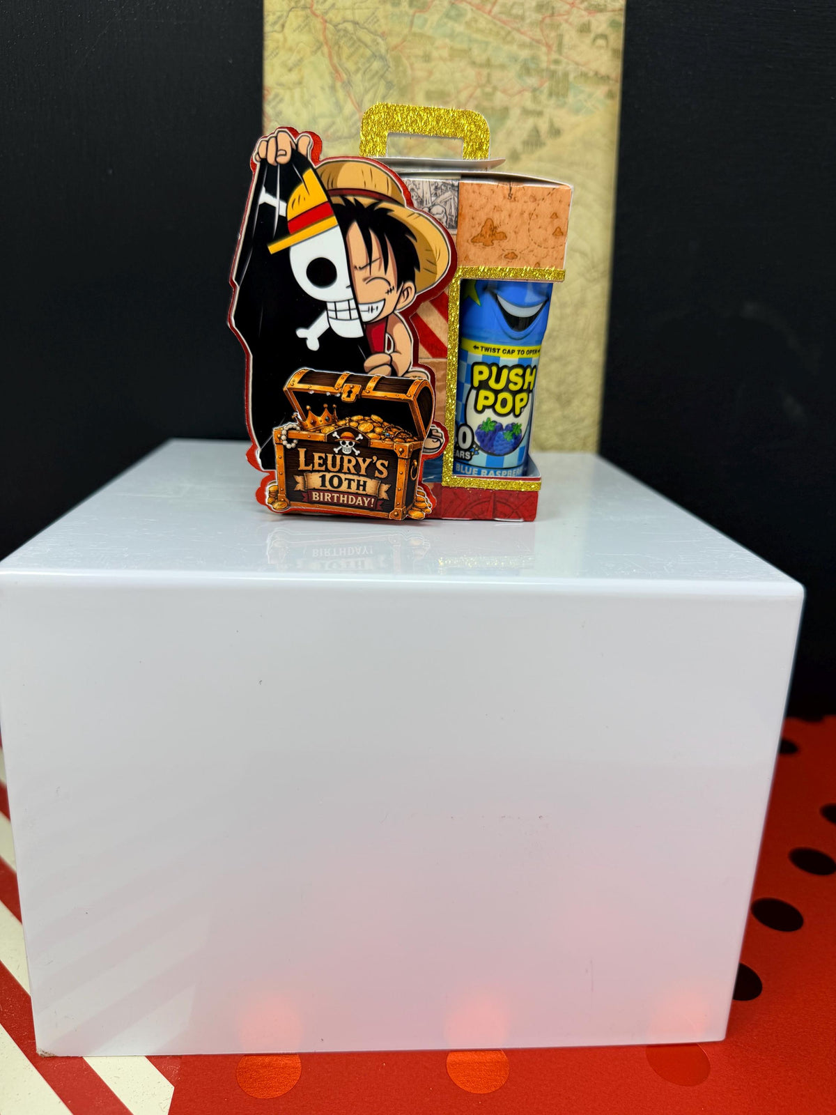 Anime Pirate Push Pop Favor Box – Set of 12