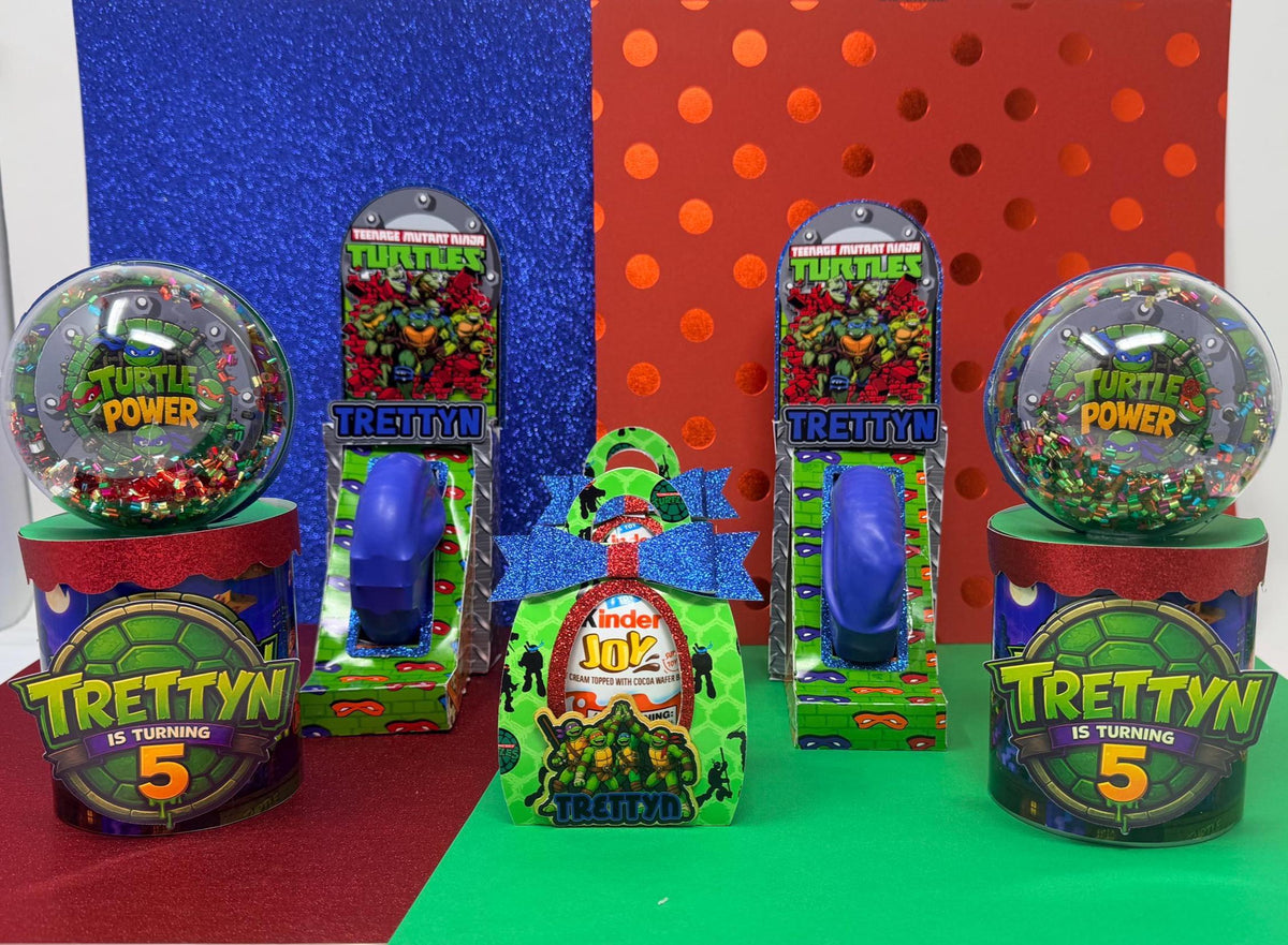 Teenage Mutant Turtle Inspired Birthday Party Favor Bundle