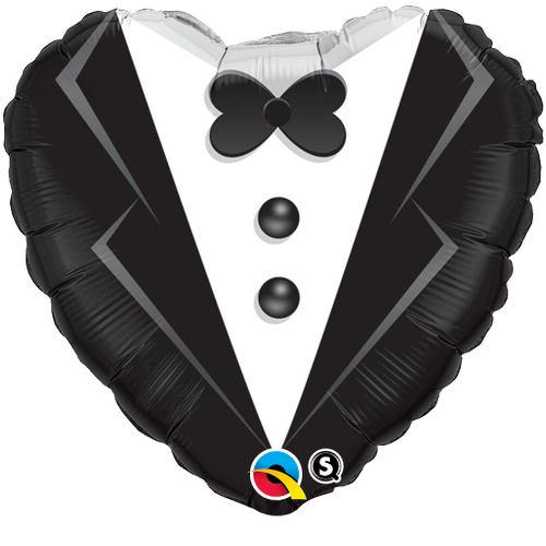 Just Married Balloon Bouquet, Wedding Balloon Set, Bride and Groom Balloons, Black and White Wedding Decor, Bridal Shower Balloons