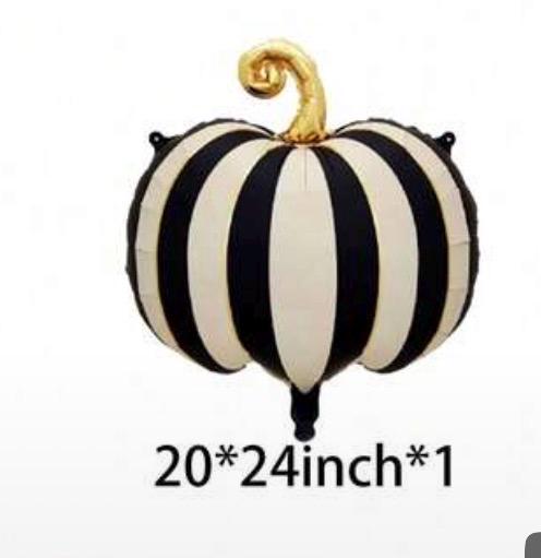 Fall Pumpkin Balloon Bouquet | Black Cream & Burnt Orange Halloween Balloons | Autumn Party Decor | Thanksgiving Balloon Bundle
